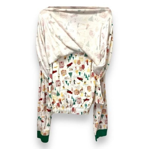 Lauren Conrad Mens Jammies For Your Families Holiday Village Pajama Set 3XLT/B - Picture 4 of 9